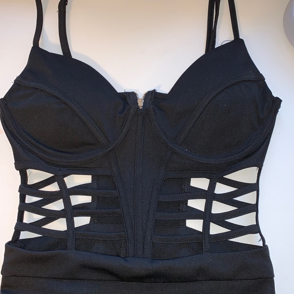 Charlotte Russe Caged Jumpsuit